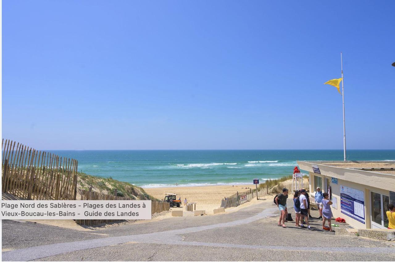 Maisonnette Neuve Plage Et Commerces A Pied Vieux-Boucau-les-Bains Luaran gambar